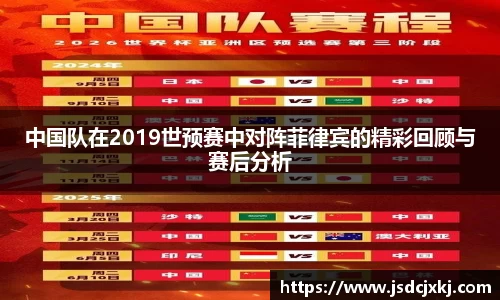 中国队在2019世预赛中对阵菲律宾的精彩回顾与赛后分析